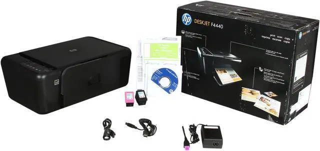 Alt view image 8 of 8 - HP Deskjet F4440 Up to 28 ppm Black Print Speed USB InkJet MFC / All-In-One Color Printer