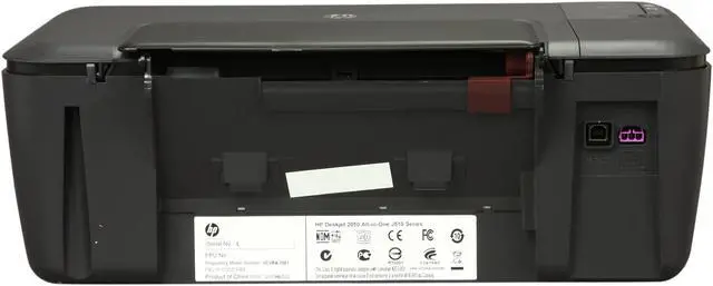 Alt view image 4 of 7 - HP Deskjet 2050 Up to 20 ppm Black Print Speed 4800 x 1200 dpi Color Print Quality USB Thermal Inkjet MFC / All-In-One Color Printer