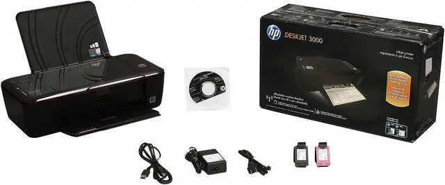 Alt view image 7 of 7 - HP Deskjet 3000 Up to 20 ppm Black Print Speed Up to 4800 x 1200 optimized dpi Color Print Quality USB / Wi-Fi InkJet Workgroup Color Printer