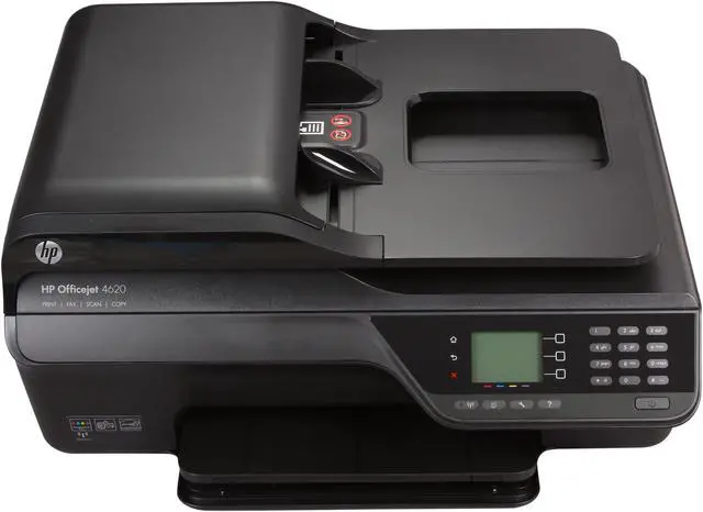 Alt view image 5 of 8 - HP Officejet 4620 Up to 8 ppm (ISO) Black Print Speed 4800 x 1200 dpi (optimized) Color Print Quality USB / Wi-Fi Thermal Inkjet MFC / All-In-One Color All-in-One Printer with ePrint Capability