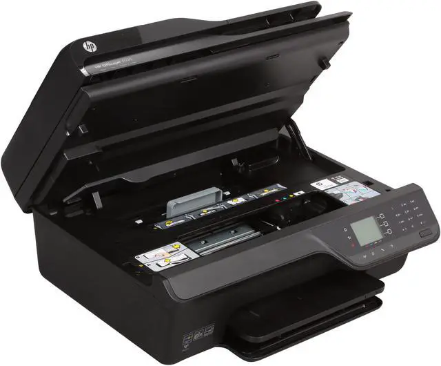 Alt view image 7 of 8 - HP Officejet 4620 Up to 8 ppm (ISO) Black Print Speed 4800 x 1200 dpi (optimized) Color Print Quality USB / Wi-Fi Thermal Inkjet MFC / All-In-One Color All-in-One Printer with ePrint Capability