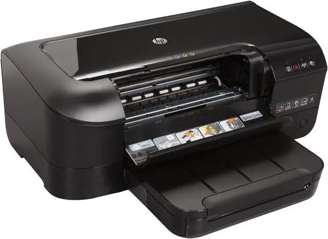 Alt view image 6 of 8 - HP Officejet 6100 Up to 16 ppm (ISO) Black Print Speed 4800 x 1200 dpi (optimized) Color Print Quality WiFi 802.11b/g Thermal Inkjet Workgroup Color Printer with ePrint Capability