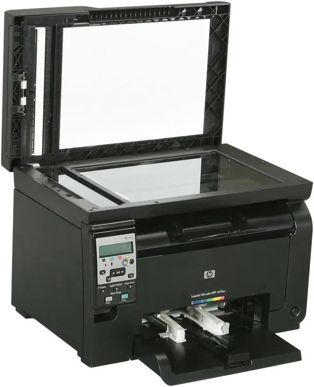 Alt view image 7 of 10 - HP LaserJet Pro 100 M175nw MFC / All-In-One Up to 17 ppm Up to 600 x 600 dpi Color Print Quality Color Ethernet (RJ-45) / USB / Wi-Fi Laser Printer