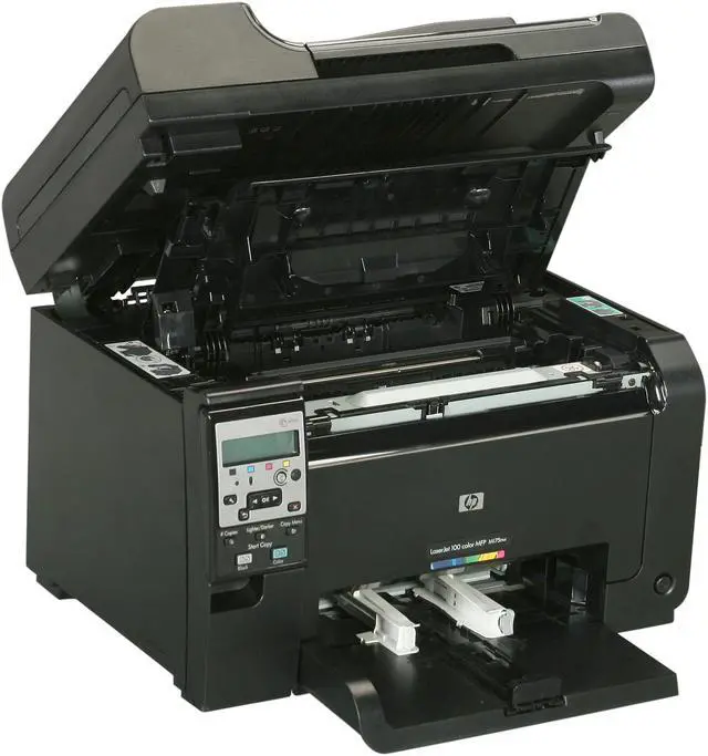 Alt view image 8 of 10 - HP LaserJet Pro 100 M175nw MFC / All-In-One Up to 17 ppm Up to 600 x 600 dpi Color Print Quality Color Ethernet (RJ-45) / USB / Wi-Fi Laser Printer