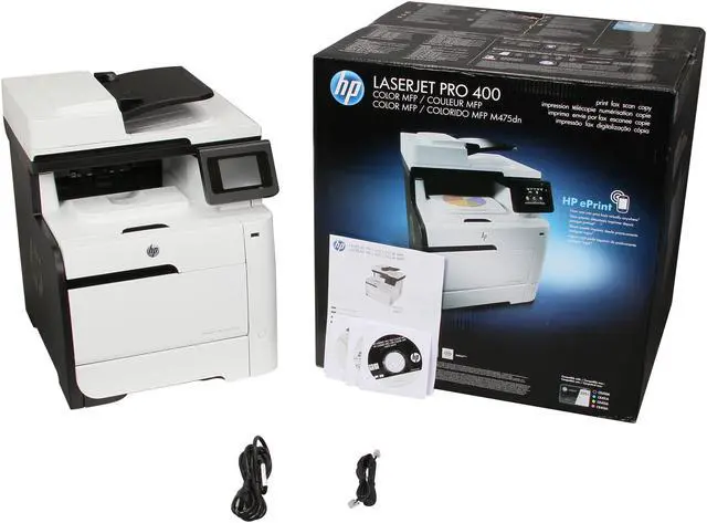 Alt view image 9 of 9 - HP LaserJet Pro 400 M475dn MFP Up to 21 ppm Color Ethernet (RJ-45) / USB Laser Printer