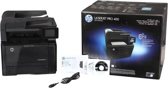Alt view image 10 of 10 - HP LaserJet Pro 400 M425dn (CF286A) Up to 35 ppm 1200 x 1200 dpi Duplex Workgroup Monochrome All-in-One Laser Printer