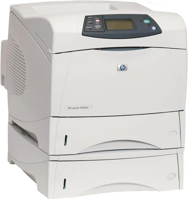 Main image of HP LaserJet 4350DTN Laser Printer - Monochrome - Plain Paper Print - Desktop