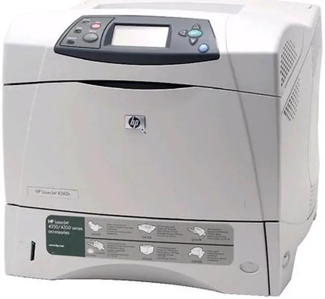 Main image of HP LaserJet 4240N Laser Printer - Monochrome - Plain Paper Print - Desktop