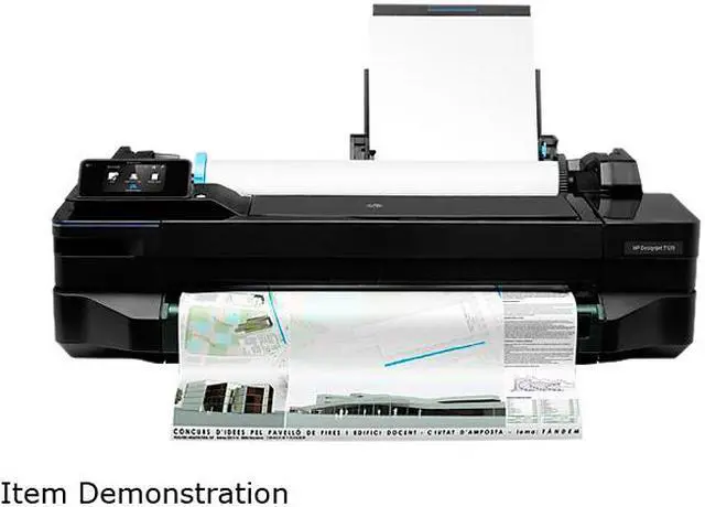 Alt view image 4 of 4 - HP Designjet T120 24" (CQ891A) 1200 dpi x 1200 dpi Wireless / USB Color Inkjet Printer