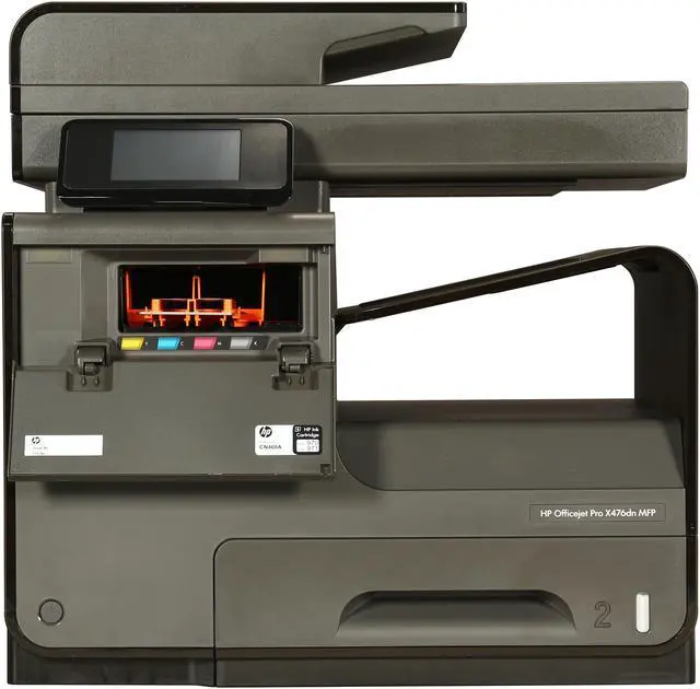 Alt view image 2 of 9 - HP Officejet Pro X476dn Up to 1200 x 1200 dpi USB/Ethernet Color Duplex Multifunction Inkjet Printer