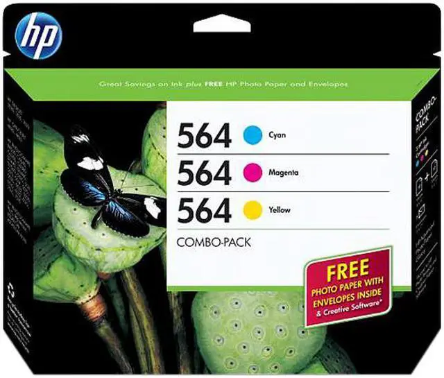 Main image of HP 564 Ink Cartridge - Combo Pack - Cyan/Magenta/Yellow/Paper
