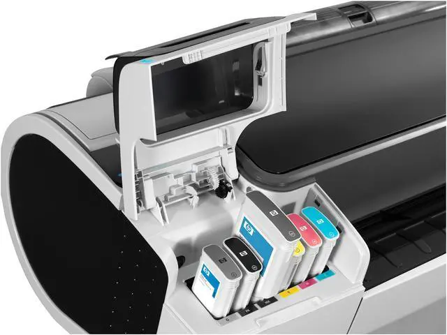 Alt view image 9 of 9 - HP Designjet T1300 2400 x 1200 dpi Color Print Quality Ethernet (RJ-45) / USB InkJet Large Format Color 44-in PostScript ePrinter