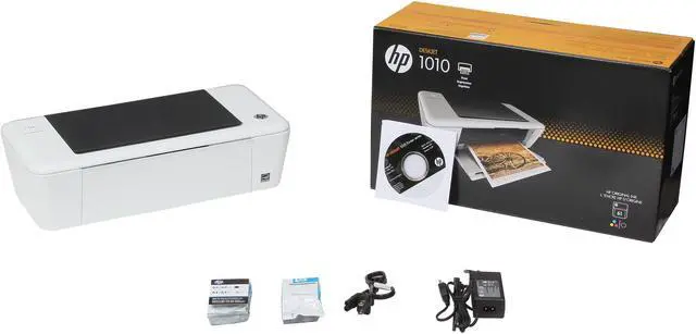 Alt view image 8 of 8 - HP 1010 Up to 7 ppm (ISO) / Up to 20 ppm (MAX) Black Print Speed 600 x 600 dpi Color Print Quality USB HP Thermal Inkjet Color Printer