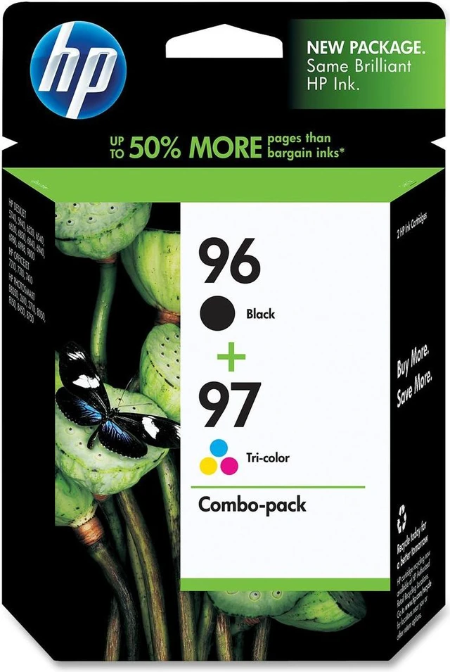 HP HP 96/97 (C9353FN) 96/97 Combo-pack Inkjet Print Cartridges Black ...