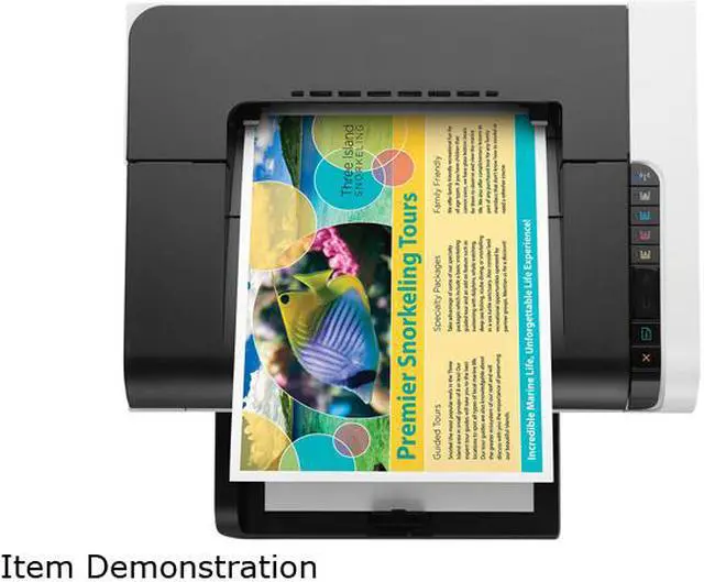 Alt view image 4 of 4 - HP LaserJet Pro CP1025nw Workgroup Up to 17 ppm (normal, letter) Up to 16 ppm (normal, A4) 600 x 600 dpi Color Print Quality Ethernet (RJ-45) / USB 4-pass color laser Color Printer