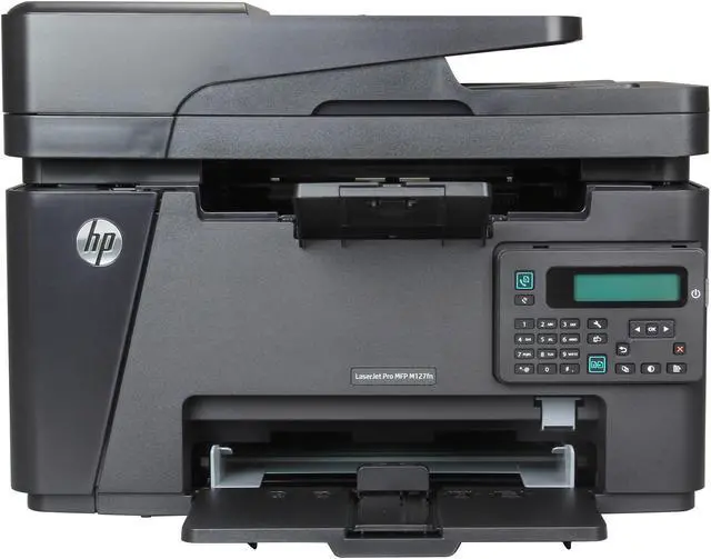 Alt view image 2 of 9 - HP LaserJet Pro M127fn (CZ181A) Up to 21 ppm 600 x 600 dpi USB / Ethernet / Mobile Monochrome Laser All-in-One Printer