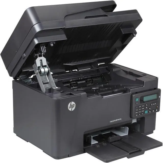 Alt view image 7 of 9 - HP LaserJet Pro M127fn (CZ181A) Up to 21 ppm 600 x 600 dpi USB / Ethernet / Mobile Monochrome Laser All-in-One Printer