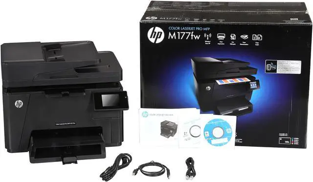 Alt view image 9 of 9 - HP LaserJet Pro M177fw (CZ165A#BGJ) Duplex 600 x 600 dpi wireless/USB color Laser MFP Printer