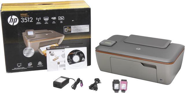 Alt view image 9 of 9 - HP Deskjet 3512 Inkjet Wireless Multifunction Printer/Copier/Scanner