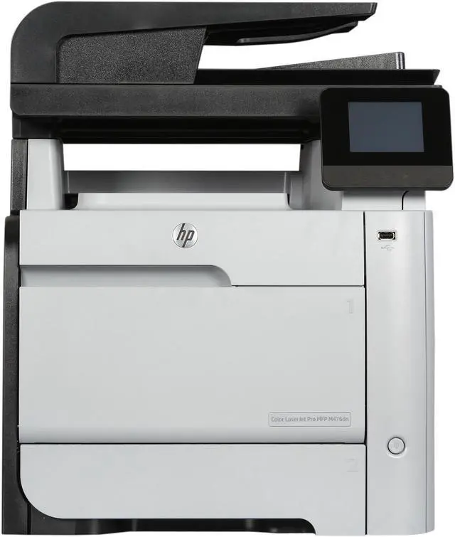 Alt view image 2 of 10 - HP LaserJet M476dn (CF386A) Up to 21 ppm 600 x 600 dpi Duplex Color All-in-One Laser Printer