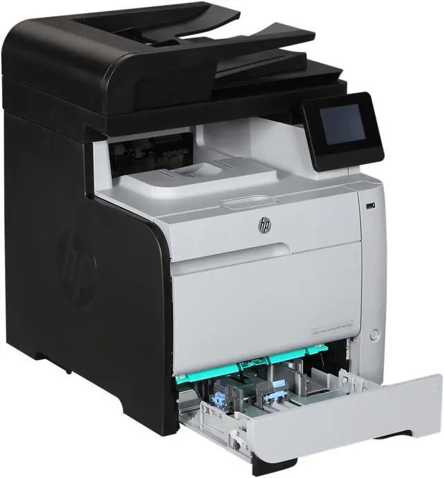 Alt view image 9 of 10 - HP LaserJet M476dn (CF386A) Up to 21 ppm 600 x 600 dpi Duplex Color All-in-One Laser Printer