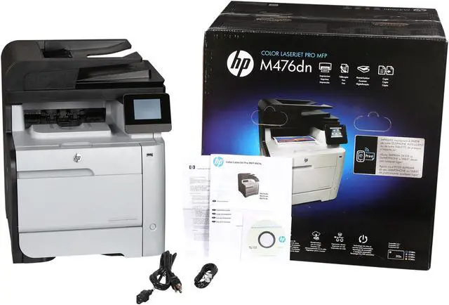 Alt view image 10 of 10 - HP LaserJet M476dn (CF386A) Up to 21 ppm 600 x 600 dpi Duplex Color All-in-One Laser Printer