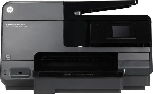 Alt view image 2 of 9 - HP Officejet Pro 8610 (A7F64A) Duplex 4800 dpi x 1200 dpi USB / Ethernet / Wireless Color Thermal Inkjet MFC Printer