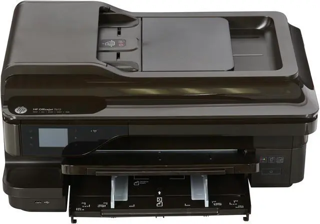 Alt view image 3 of 10 - HP Officejet 7612 Wide Format (G1X85A) Duplex 4800 dpi x 1200 dpi wireless/USB color Inkjet All-In-One Printer