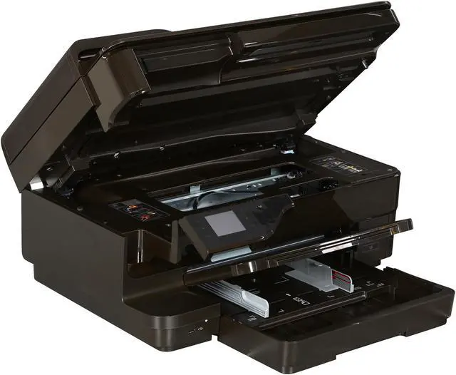 Alt view image 8 of 10 - HP Officejet 7612 Wide Format (G1X85A) Duplex 4800 dpi x 1200 dpi wireless/USB color Inkjet All-In-One Printer