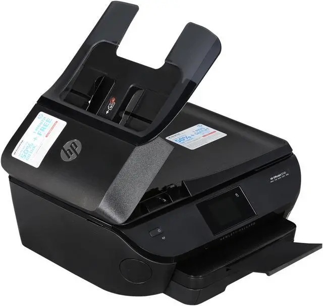 Alt view image 7 of 11 - HP Officejet 5740 ( B9S76A#B1H) Duplex 4800 x 1200 dpi USB/Wireless Color Inkjet All-In-One Printer