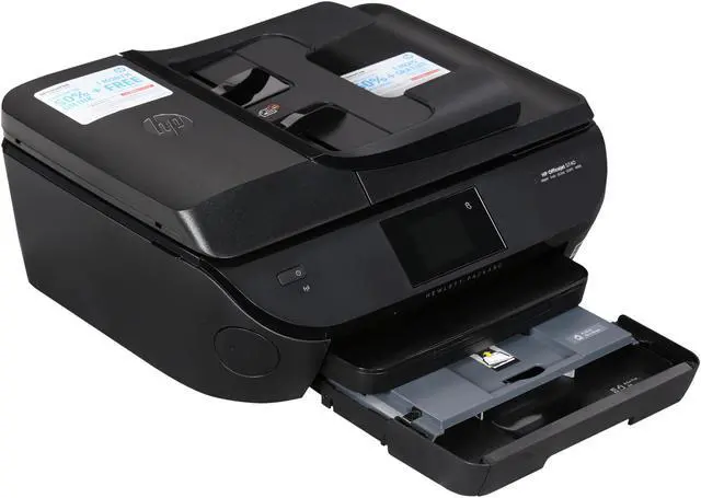 Alt view image 10 of 11 - HP Officejet 5740 ( B9S76A#B1H) Duplex 4800 x 1200 dpi USB/Wireless Color Inkjet All-In-One Printer