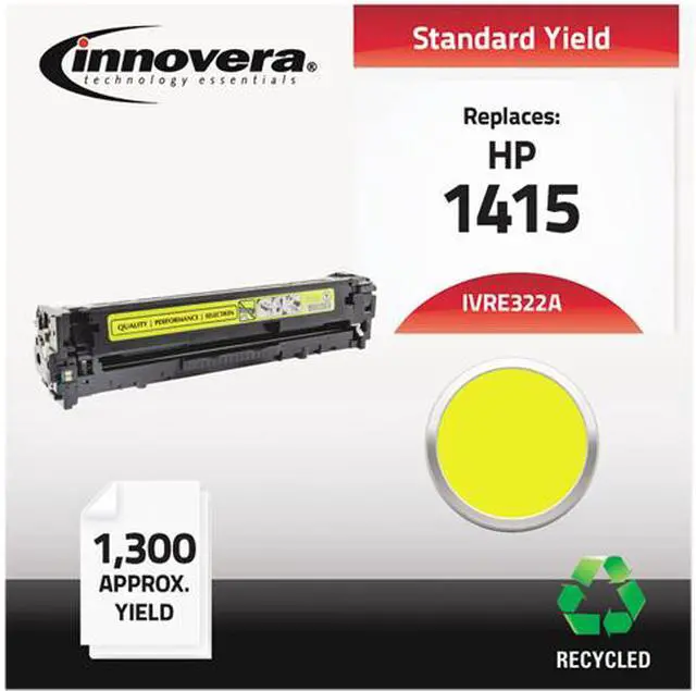 Main image of Innovera Compatible Yellow Toner Cartridge Replacement for HP 128A CE322A