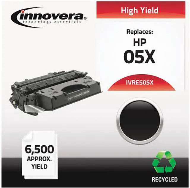 Main image of Innovera Compatible Black High Yield Toner Cartridge Replacement for HP 05X CE505X