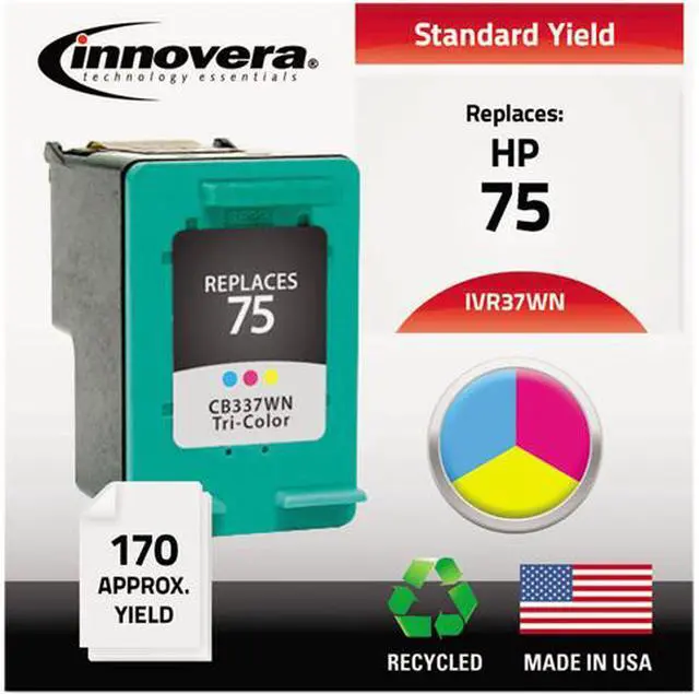 Innovera Compatible Color ink Cartridge Replacement for HP 75 CB337WN ...