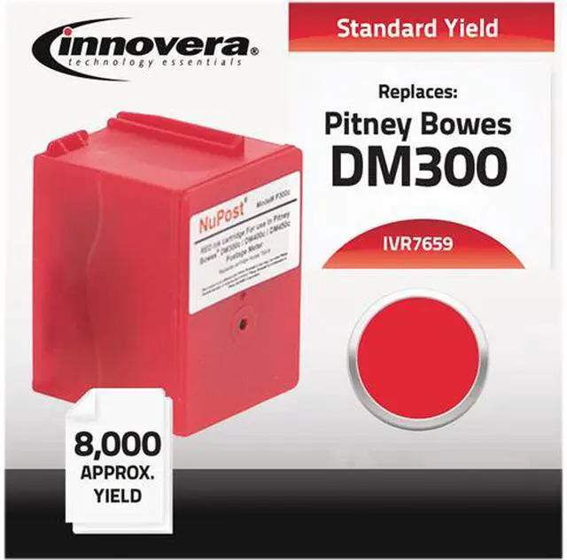 Main image of Innovera IVR7659 Red Ink Cartridge, Replacement for Pitney Bowes 765-9 Postage Meter