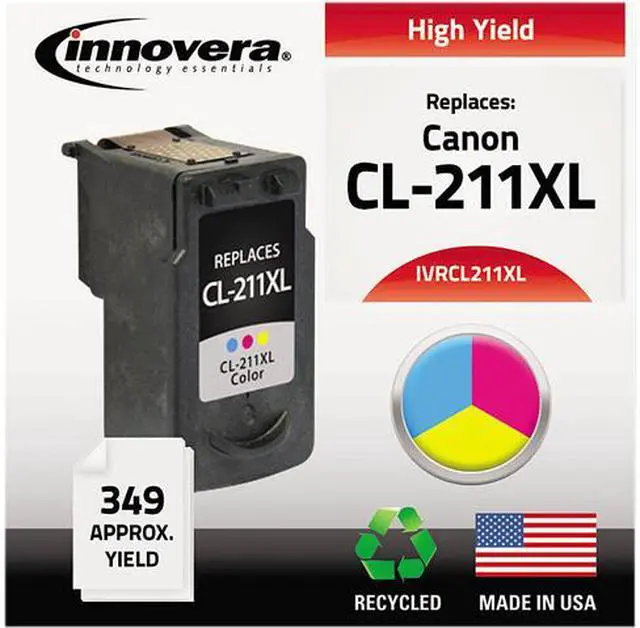 Main image of Innovera IVRCL211XL 3 Colors Ink Cartridge, Replacement for 2975B001 (CL-211XL)