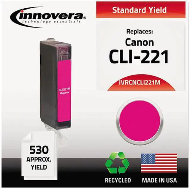 Main image of Innovera IVRCNCLI221M Magenta Ink Cartridge, Replacement for 2948B001 (CLI-221M)