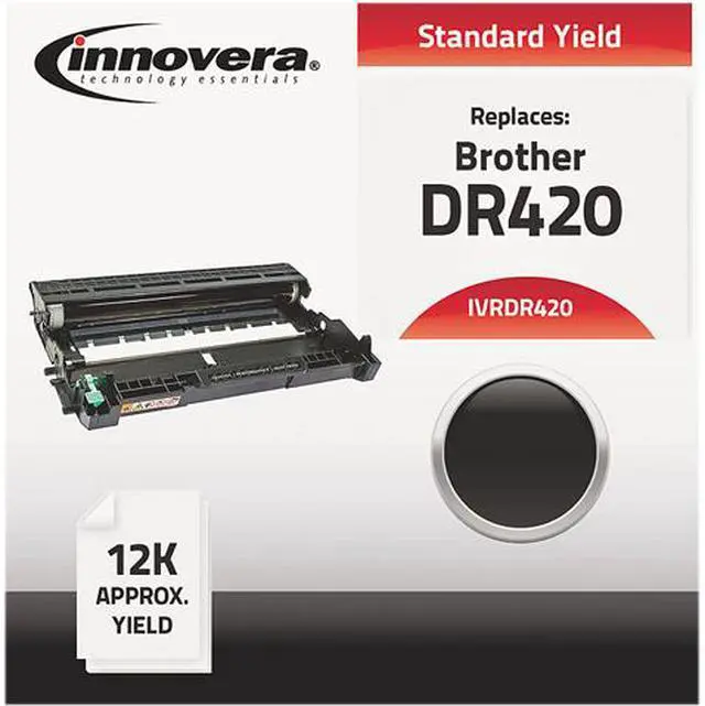 Main image of Innovera IVRDR420 Black Toner, 12000 Pages, for Brother Printer