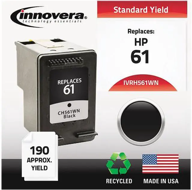 Main image of Innovera Compatible Black Ink Cartridge Replacement for HP 61 CH561WN