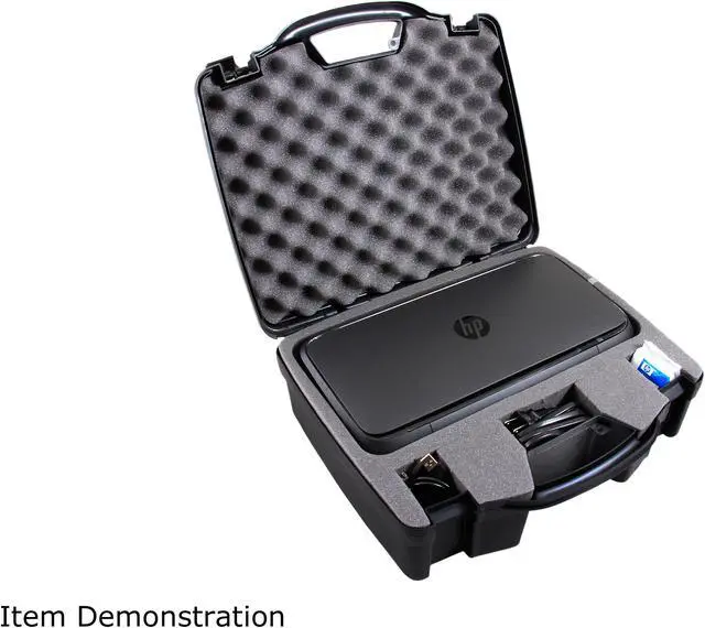 Alt view image 2 of 4 - CASEMATIX TOUGH Printer Carry Case Custom Designed to fit HP Officejet 250 Wireless Mobile Printer - OEM