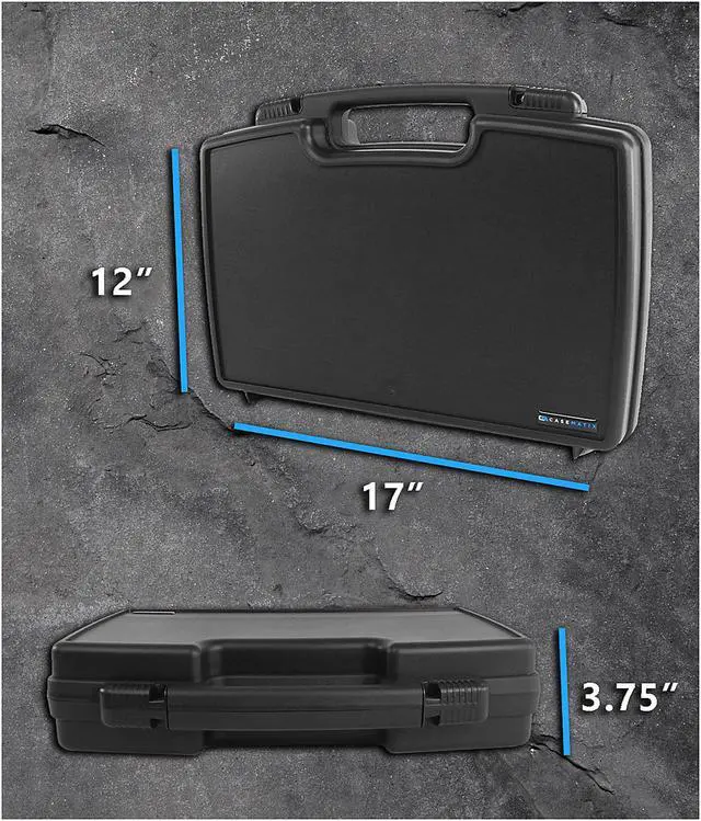 Alt view image 5 of 5 - CASEMATIX TOUGH Printer Carry Case Custom Designed to fit Epson WorkForce WF-100 Wireless Mobile Printer - OEM