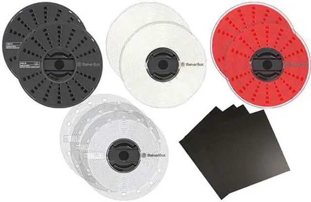 Alt view image 2 of 2 - Makerbot 900-0100A Filament METHOD X RapidRinse and ABS-R Filament 9 Pack (6 ABS-R, 3 RapidRinse)
