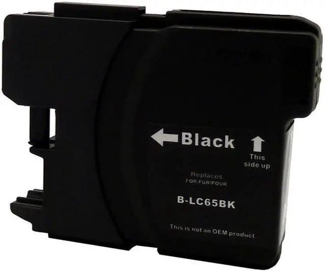 Main image of Green Project B-LC65BK Remanufactured Black Ink Cartridge Replacement for Brother LC65BK