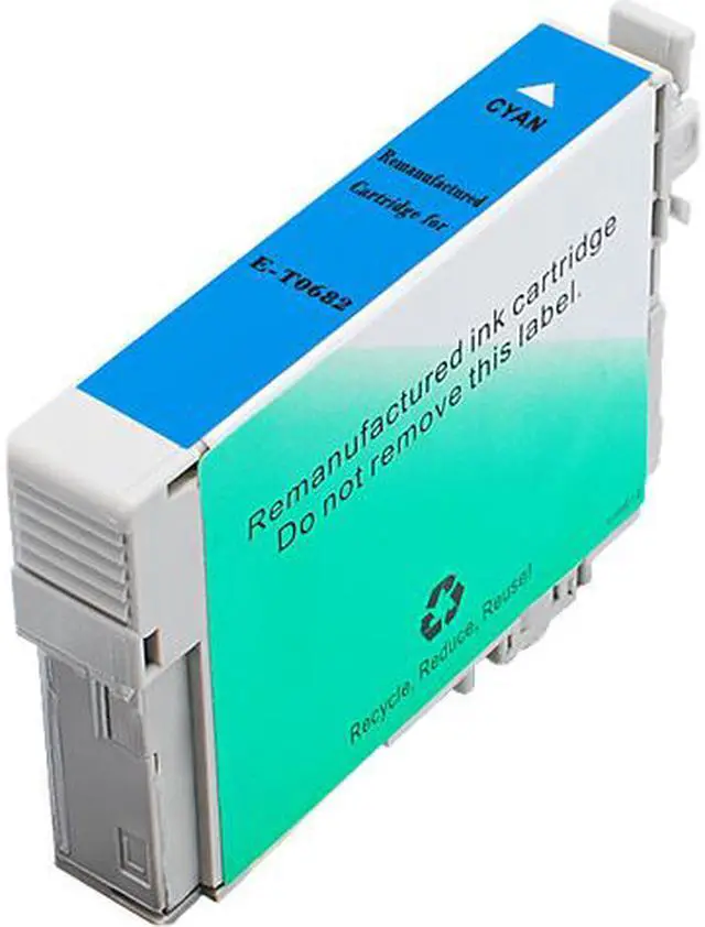 Main image of Green Project E-T0682 Remanufactured Cyan Ink Cartridge Replacement for Epson T068220