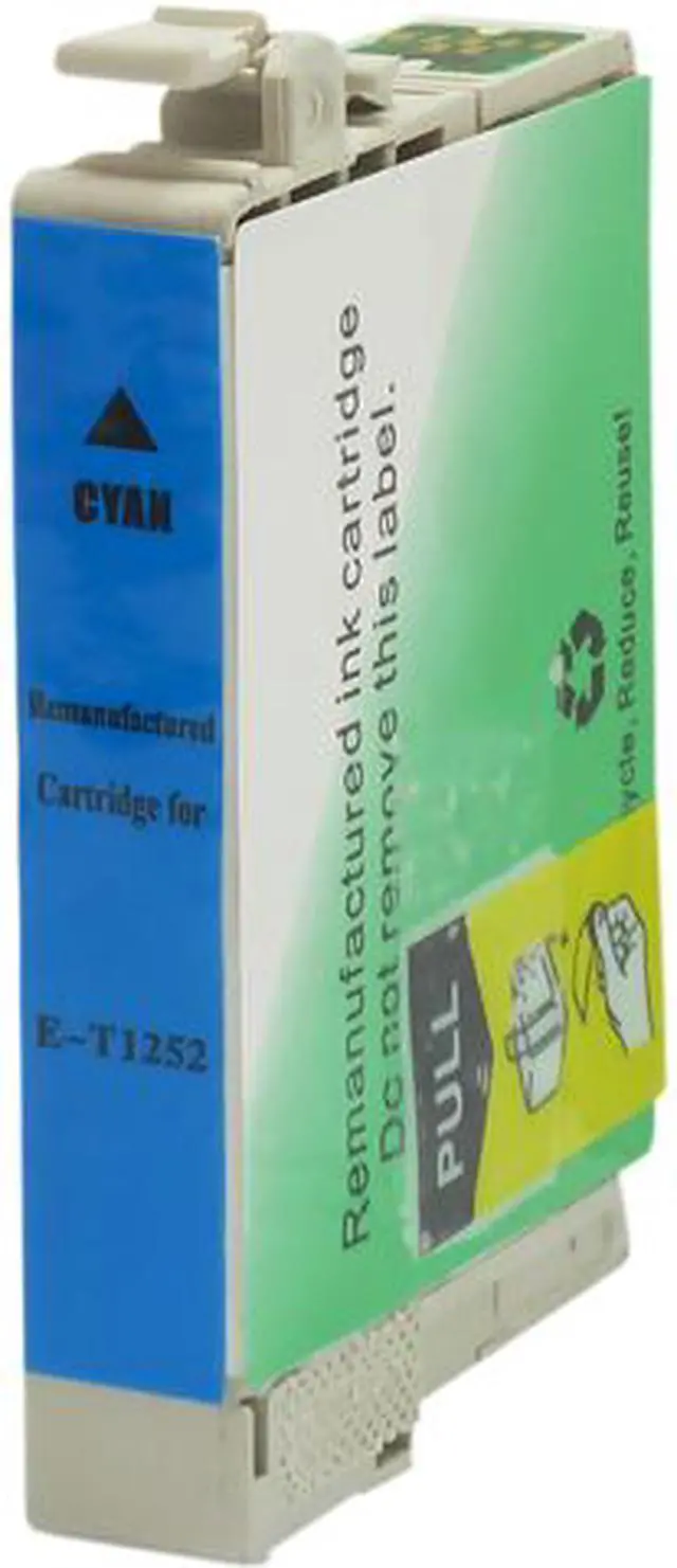 Main image of Green Project E-T1252 Remanufactured Cyan Ink Cartridge Replacement for Epson T125220