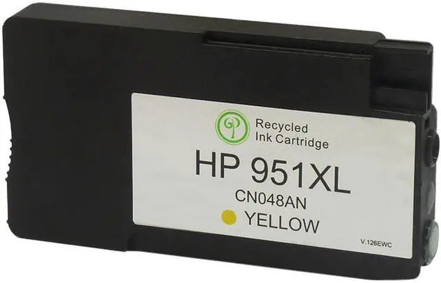 Main image of Green Project Remanufactured Yellow High Yield Ink Cartridge Replacement for HP 951XL CN048AN