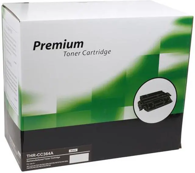 Alt view image 2 of 2 - Green Project Compatible Black Toner Cartridge Replacement for HP 64A CC364A CE390A