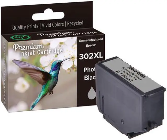 Alt view image 2 of 2 - Green Project E-T3021XL Photo Black Ink Cartridge