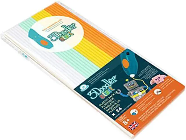 Main image of 3Doodler Eco-Plastic Mixed Bag-Fire & Ice