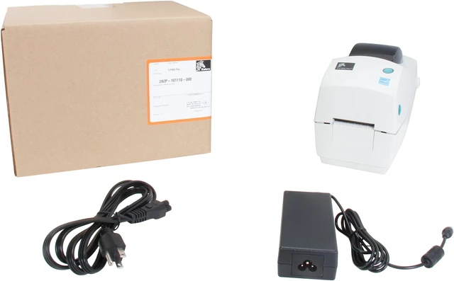 Alt view image 7 of 7 - Zebra TLP2824 Plus 2" Desktop Thermal Transfer Label Printer, 203 dpi, USB, Internal 10/100 Ethernet, Cutter, EPL, ZPL - 282P-101512-000